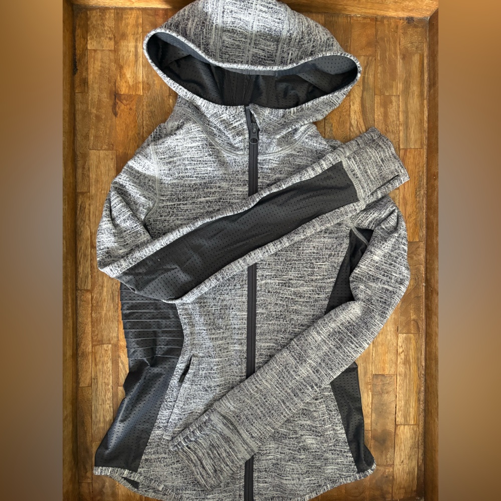 Size 10 Ivivva by Lululemon grey jacket